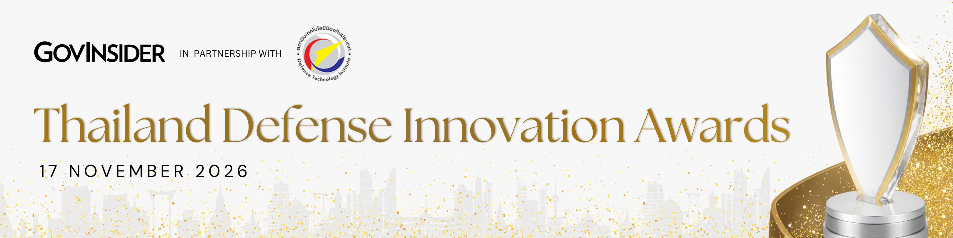 event banner for Thailand Defence Innovation Awards 2026